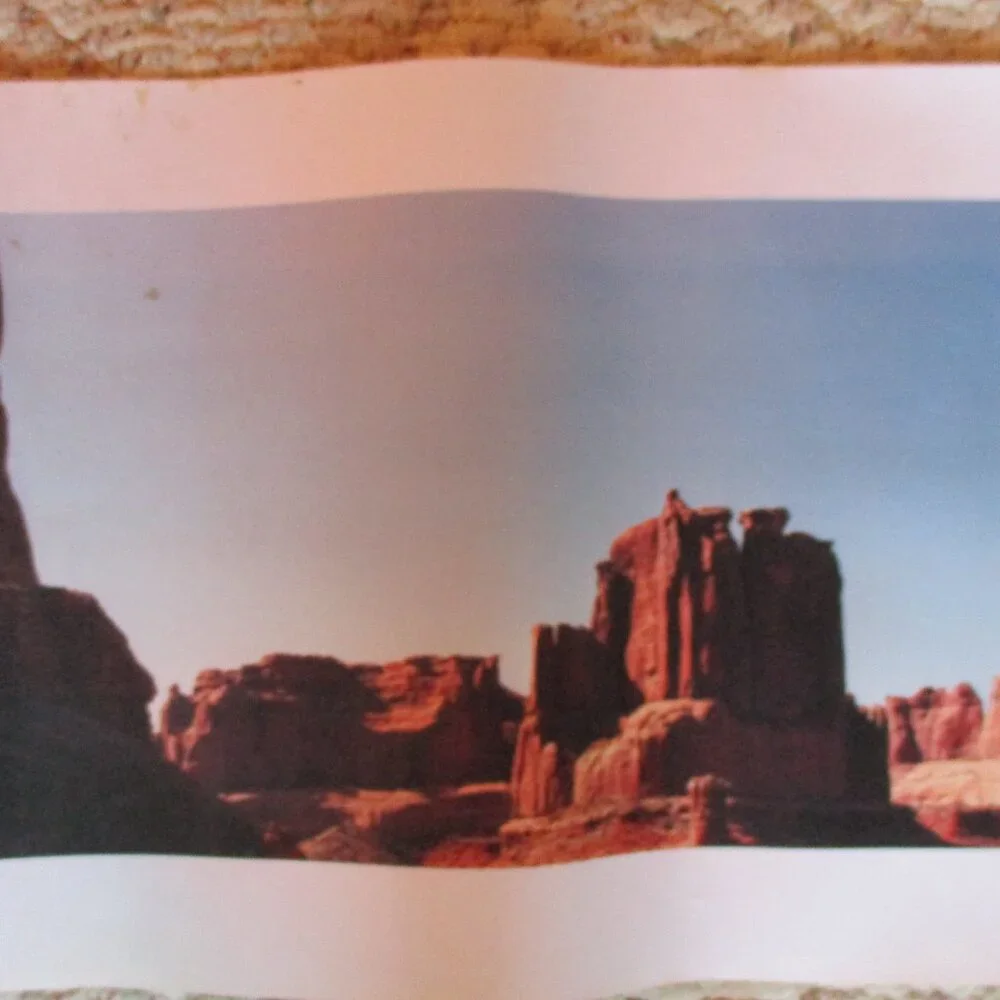 Panoramic Moab Utah Desert Photograph Peter Lorber 8.4 feet long x 12.5 inches